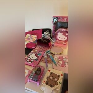 Bundle of Accessories Set - Pink and White